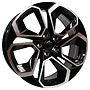 Racing Line I5561 Skoda 7,5x17 5x112 ET45.00 černá + leštění