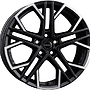 BORBET XV Skoda 8,5x19 5x112 ET45.00 černá mátná + leštění