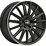 CMS C23 Skoda 8x18 5x112 ET30.00 černá lesklá + leštěný límec