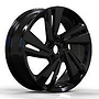 Racing Line 3S1282 VW 7x18 5x112 ET45.00 černá + leštění