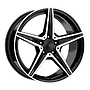 DY1718 Skoda 8x18 5x112 ET43.00 černá + leštění