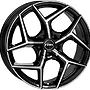 RIAL SALENTO FIAT 8x18 5x114,3 ET40.00 černá lesklá + leštění