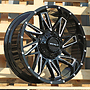 Racing Line B1544 4x4 12x20  ET-44.00 Černá lesklá