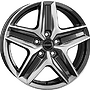 BORBET CWZ FIAT 6x17 5x112 ET30.00 tmavě šedivá + leštění