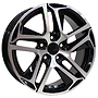  DY897 Skoda 7x17 5x108 ET40.00 černá + leštění
