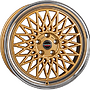 BORBET B FIAT 8x17 5x120 ET35.00 zlatá + leštění