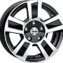 AUTEC TIGRIS VW 6x15 4x100 ET30.00 černá lesklá + leštění