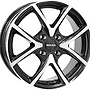 MONACO CL2 Skoda 7x17 4x108 ET25.00 černá lesklá + leštění