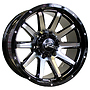 Racing Line A1302 Racing line 9x17 6x114,3 ET0.00 černá + leštění
