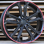 Racing Line BY1415 Volkswagen 7,5x18 5x112 ET45.00 černá matná