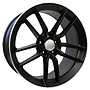 Racing Line B5461 MER 9x19 5x112 ET49.00 černá matná + leštěný límec