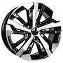 Racing Line B5837 PEUG 7x17 5x108 ET42.00 černá + leštění