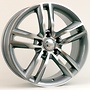 Racing Line BK114 Audi 7,5x17 5x112 ET35.00 šedivá + leštění
