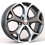 Racing Line BK386 Ford 7,5x17 5x108 ET45.00 šedivá + leštění