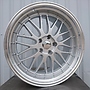 Racing Line BK848 BMW 8,5x19 5x120 ET33.00 stříbrná + leštěný límec