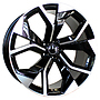 Racing Line BY1637 Audi 10x22 5x112 ET21.00 černá + leštění