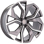Racing Line BY1637 Audi 10x22 5x112 ET21.00 šedivá + leštění