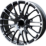 Racing Line BYW913 Racingline 8,5x20 5x108 ET40.00 černá matná + leštěný límec