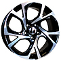 Racing Line FE132 TOYOT 7x17 5x114,3 ET45.00 černá + leštění