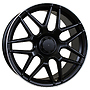Racing Line FE195 Mercedes-Benz 7,5x18 5x112 ET44.00 černá matná + leštěný límec