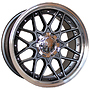 Racing Line HX025 HAXER 8x18  ET30.00 šedivá + leštěný límec