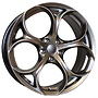 Racing Line L1664 Alfa 8x18 5x110 ET33.00 titanová metalíza