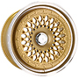 Racing Line QC1308B Racingline 9,5x18  ET30.00 zlatá + leštěný límec