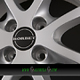 BORBET LV4 5,5x14 4x108 ET43.00 crystal silver