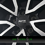PLATIN P 95 6,5x16 5x108 ET47.00 diamant schwarz frontpoliert