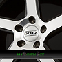 DOTZ CP5 8x17 5x112 ET45.00 dark - black polished