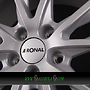 RONAL R61 7,5x17 5x114,3 ET50.00 kristallsilber-matt