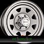 DOTZ DAKAR - Ohne Zubehör 8x15 5x139,7 ET-35.00 silver - silber - offroad stahlfelge