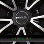 MAK DAVINCI 6x16 4x100 ET50.00 black mirror face