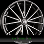  V2 8,5x19 5x112 ET45.00 schwarz front poliert sp+