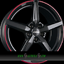 RONAL R69 7,5x17 5x120 ET55.00 jetblack-red rim