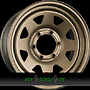 DOTZ DAKAR - Ohne Zubehör 8x18 6x139,7 ET24.00 bronze - bronze - offroad stahlfelge