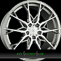 AXXION X1 8,5x19 5x112 ET35.00 daytona grau hochglanzpoliert (dgp+)
