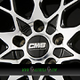 CMS C25 8x18 5x114,3 ET47.00 db diamant schwarz