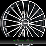 CARMANI CA 24 KARL 8x19 5x112 ET43.00 black polished (bp)