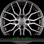 DOTZ LIMEROCK 6,5x16 4x100 ET45.00 dark - gunmetal frontpoliert