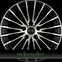 MAK FATALE 7x17 4x100 ET38.00 ice black