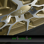 AXXION X1 8,5x19 5x112 ET35.00 gold matt hochglanzpoliert (ggp)