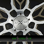 AXXION X1 8,5x19 5x112 ET45.00 bronze matt poliert (brp)