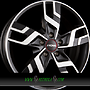 RONAL R64 6,5x16 5x114,3 ET50.00 jetblack-matt-frontkopiert