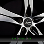 AUTEC ETHOS (E) 7x16 5x110 ET38.00 schwarz poliert