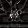 AVUS AF19 7,5x17 5x112 ET47.00 black polished lip