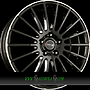 AVUS AC-M03 7,5x18 5x112 ET45.00 black polished lip