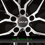 AVUS AF19 8x18 5x112 ET30.00 black polished