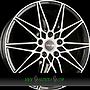 AVUS AC-MB5 8x18 5x112 ET45.00 black polished