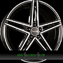 AVUS AC-515 8x18 5x112 ET45.00 black polished